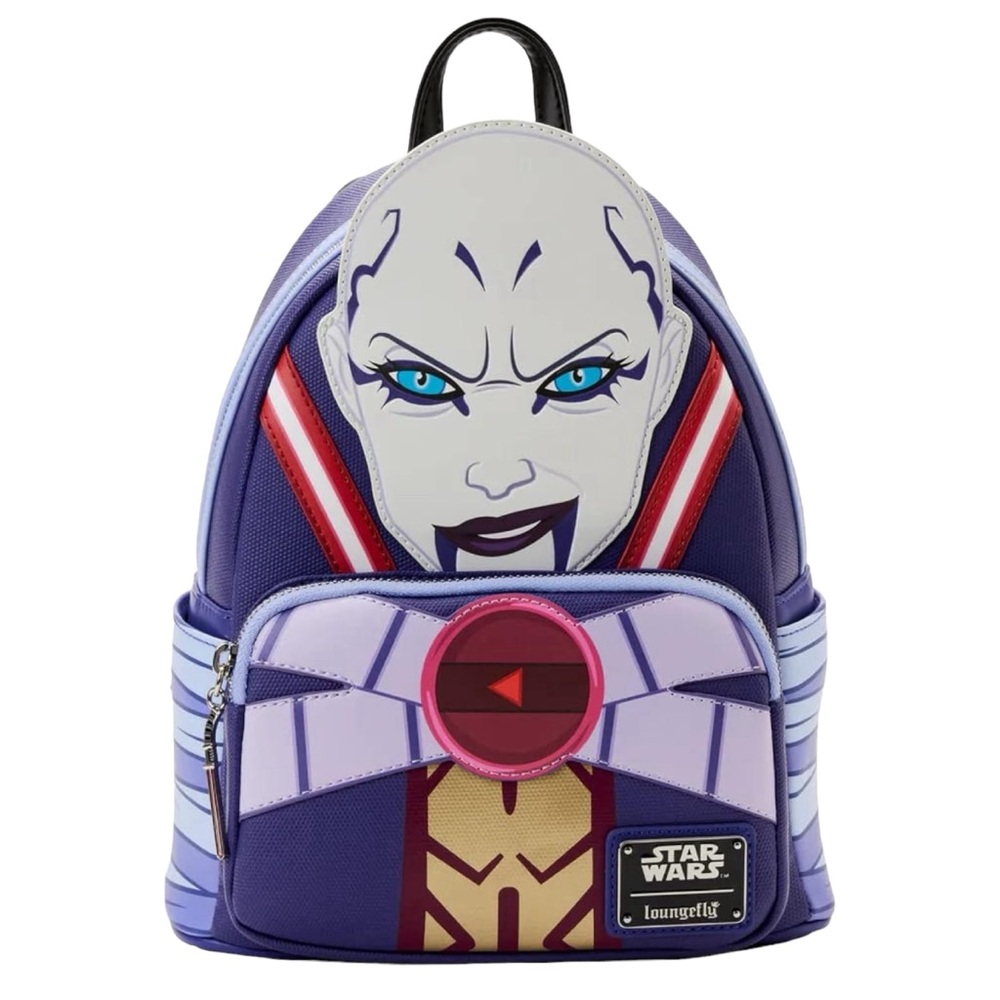 NEW Loungefly Disney Star Wars NYCC Exclusive Asajj Ventress Mini Backpack